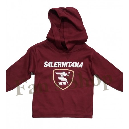 Maglietta Neonato manica lunga e cappuccio Salernitana Maglietta Neonato manica lunga e cappuccio Salernitana