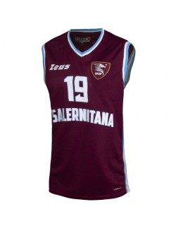 Canotta basket granata Salernitana Zeus