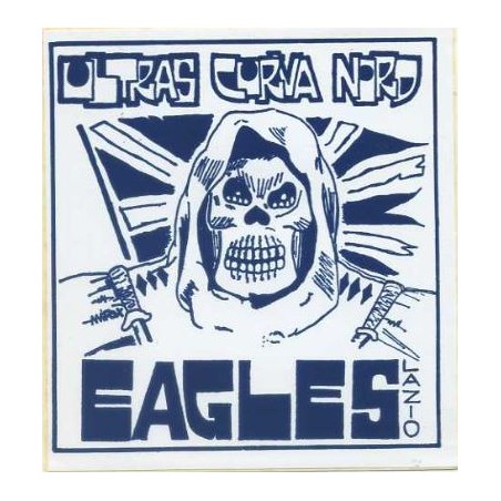 Adesivo Eagles Lazio con teschio