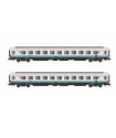 Set due carrozze UIC-Z1 ripristinate in livrea XMPR Rivarossi