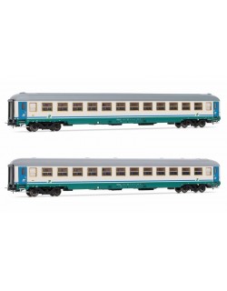 Rivarossi Set due carrozze FS UIC-X tipo 1979/82 livrea XMPR