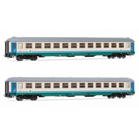 Rivarossi Set due carrozze FS UIC-X tipo 1979/82 livrea XMPR Rivarossi Set due carrozze FS UIC-X tipo 1979/82 livrea XMPR