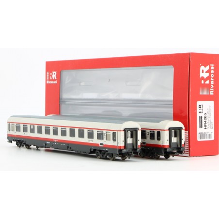 FS SET 2 CAROZZE UIC-Z1 RISTRUTTURATE "FRECCIABIANCA" EPOCA VI RIVAROSSI HR4285 FS SET 2 CAROZZE UIC-Z1 RISTRUTTURATE "FRECCIABIANCA" EPOCA VI RIVAROSSI HR4285