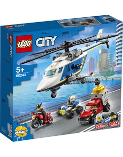 INSEGUIMENTO SULL'ELICOTTERO DELLA POLIZIA LEGO CITY 60243