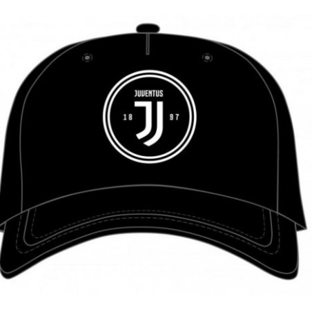 Cappello Juventus nuovo logo ufficiale rap nero