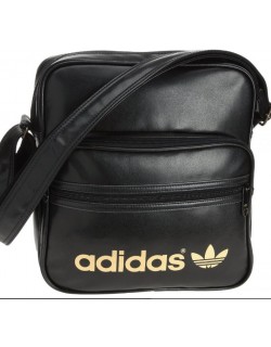 Adidas tracolla  sir Bag nero oro