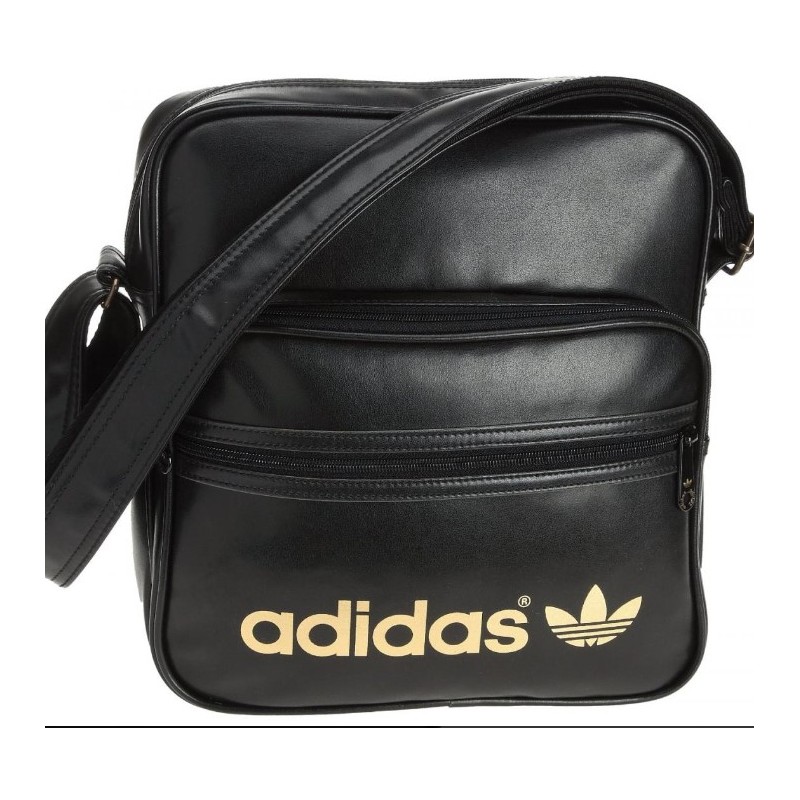 Adidas tracolla  sir Bag nero oro