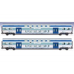 LIMA EXPERT HL5053 SET 2 CARROZZE INTERMEDIE 'VIVALTO' IN LIVREA ORIGINARIA, EP.V