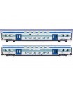 LIMA EXPERT HL5053 SET 2 CARROZZE INTERMEDIE 'VIVALTO' IN LIVREA ORIGINARIA, EP.V