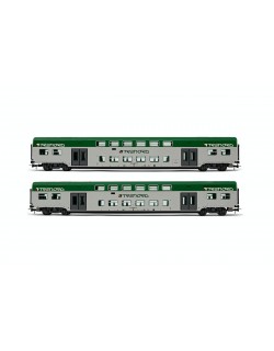 SET 2 CARROZZE INTERMEDIE 'VIVALTO' LIVREA TRENORD, EP.VI LIMA EXPERT HL5055