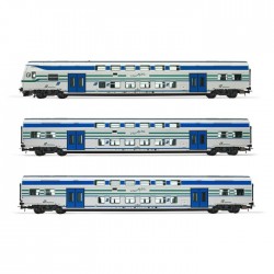 LIMA EXPERT HL5058 SET 2 CARROZZE INTERMEDIE + 1 PILOTA 'VIVALTO', NUOVO LOGO EP.V