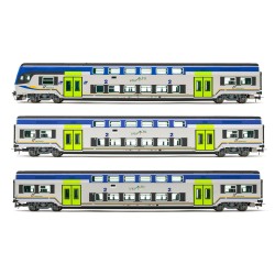LIMA EXPERT HL5056 SET 2 CARROZZE INTERMEDIE + 1 PILOTA 'VIVALTO' IN LIVREA 'DPR',  TRENITALIA EP.V