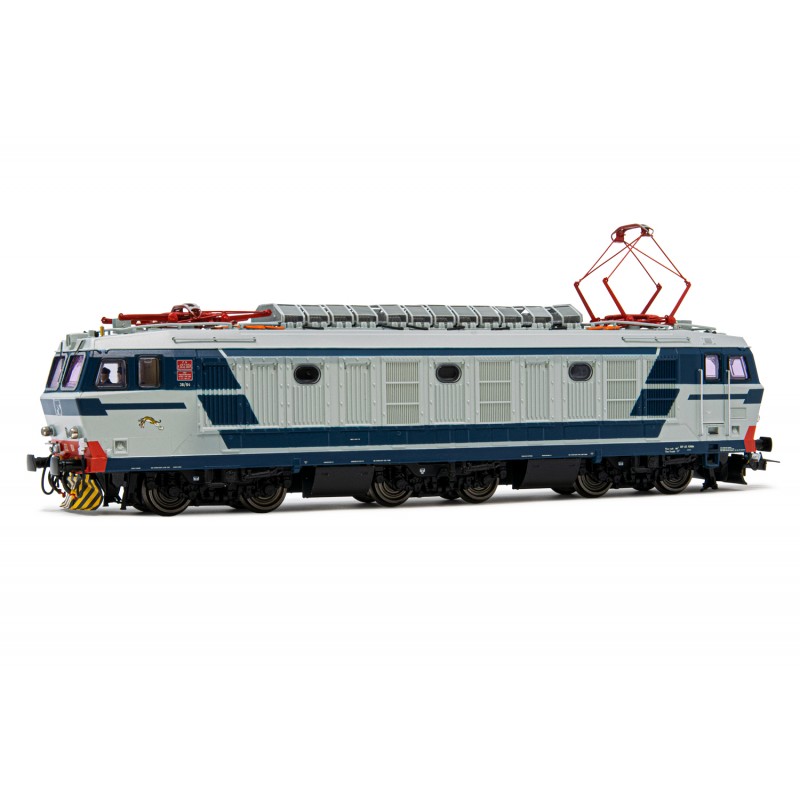 RIVAROSSI HR 2699 LOCOMOTIVA ELETTRICA E652 004 PROTOTIPO, LIVREA DI ORIGINE GRIGIO/BLU, EP. IV-V