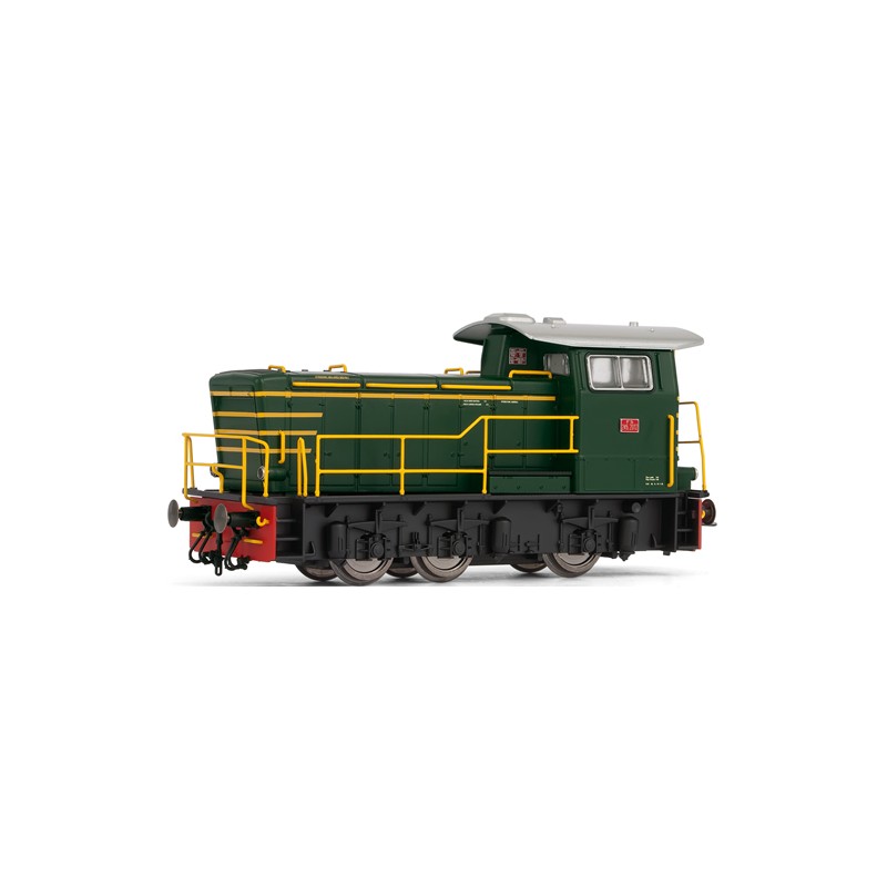 RIVAROSSI HR2325 LOCOMOTIVA  DIESEL DA MANOVRA FS 245 IN LIVREA ORIGINALE