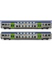 LIMA EXPERT HL5054 SET 2 CARROZZE VIVALTO INTERMEDIE, LIVREA DPR EP. VI