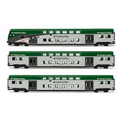 LIMA EXPERT HL5052 SET 2 CARROZZE INTERMEDIE + 1 PILOTA "VIVALTO" IN LIVREA TRENORD, EP. VI