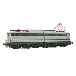 RIVAROSSI HR2867 LOCOMOTIVA ELETTRICA E646 084, LIVREA VERDE/GRIGIO CON MODANATURE, CARRELLI CASTANO, EP. IIIb
