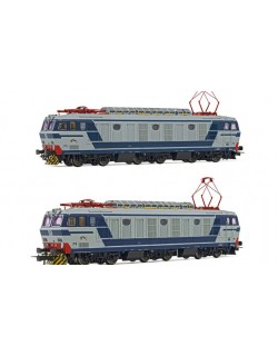 SET 2 LOCOMOTIVE ELETTRICHE E633 206 + E633 209, LIVREA BLU/GRIGIO, EP. IV-V, ENTRAMBE MOTORIZZATE RIVAROSSI HR2875