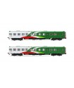 LIMA EXPERT HL2667 SET 2 AUTOMOTRICI DIESEL ALN668 013 + ALN668 018 FER, EP. VI