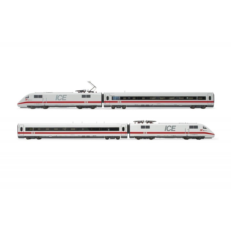 LIMA EXPERT HL1752 SET 4 UNITÀ ELETTROTRENO BR401 (ICE 1) CON PANTOGRAFI AGGIUNTI IN SVIZZERA EP V-VI