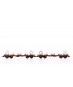 SET 2 CARRI PORTA COILS A CARRELLI TIPO RHMMS-X, CARICATI CON 2 COILS DI ACCIAIO, EP. V RIVAROSSI HR6478