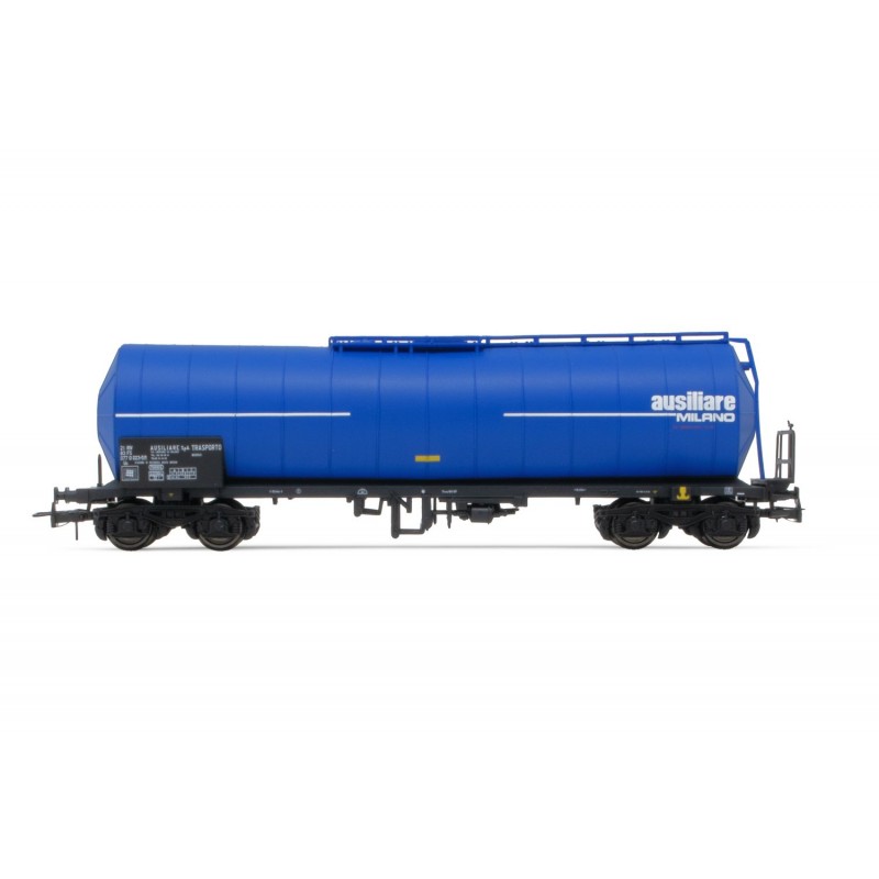 RIVAROSSI HR6572 CARRO CISTERNA A CARRELLI TIPO US "AUSILIARE", LIVREA BLU, EP. IV