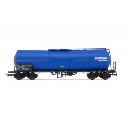 RIVAROSSI HR6572 CARRO CISTERNA A CARRELLI TIPO US "AUSILIARE", LIVREA BLU, EP. IV