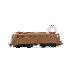 RIVAROSSI HR2874 LOCOMOTIVA ELETTRICA E424 015, BREDA, DOPPIO COPRIGIUNTO, LIVREA ISABELLA, EP. V