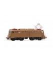 RIVAROSSI HR2874 LOCOMOTIVA ELETTRICA E424 015, BREDA, DOPPIO COPRIGIUNTO, LIVREA ISABELLA, EP. V