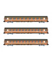ARNOLD HN4395 SET 3 CARROZZE UIC-Z EUROFIMA, LIVREA C1, EP. IVb-V