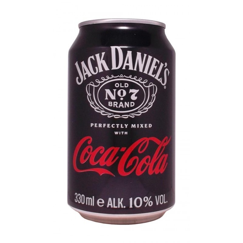 Jack Daniel's e Coca-Cola lattina da 330ml
