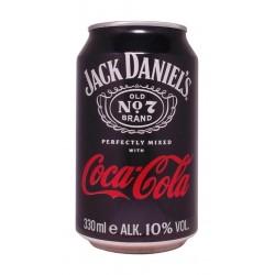 Jack Daniel's e Coca-Cola lattina da 330ml