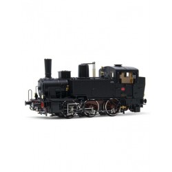 RIVAROSSI HR2918 LOCOMOTIVA A VAPORE DA MANOVRA 835 222, FANALI ELETTRICI, CERCHIONI BIANCHI, EP. IVa
