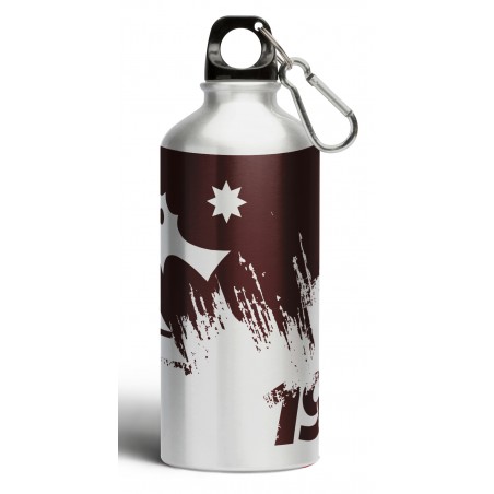 Borraccia Salernitana 400ml. con moschettone. BRUSH