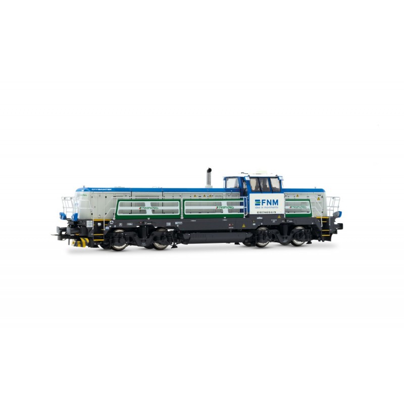 RIVAROSSI HR2923 LOCOMOTIVA DIESEL D744 019 "EFFISHUNTER 1000" FNM/TRENORD, LIVREA GRIGIO/BLU/BIANCO/VERDE, EP. VI