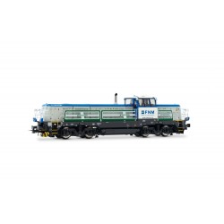 RIVAROSSI HR2923 LOCOMOTIVA DIESEL D744 019 "EFFISHUNTER 1000" FNM/TRENORD, LIVREA GRIGIO/BLU/BIANCO/VERDE, EP. VI