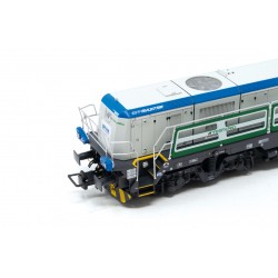 RIVAROSSI HR2923 LOCOMOTIVA DIESEL D744 019 "EFFISHUNTER 1000" FNM/TRENORD, LIVREA GRIGIO/BLU/BIANCO/VERDE, EP. VI