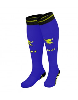 Salernitana Calza Gara 2023/24 Viola-giallo fluo