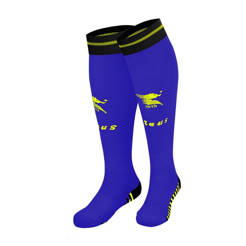 Salernitana Calza Gara 2023/24 Viola-giallo fluo