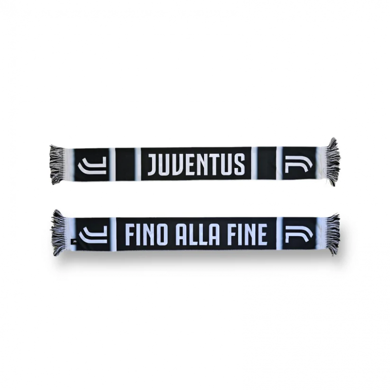 JUVENTUS SCIARPA POLIESTERE DOPPIA GRAFICA