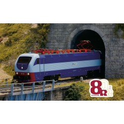 RIVAROSSI HR2981 LOCOMOTIVA ELETTRICA E402 1980, LIVREA "TRENI TURISTICI ITALIANI" BLU/AZZURRO/ROSSO, EP. VI