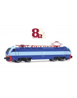 RIVAROSSI HR2981 LOCOMOTIVA ELETTRICA E402 1980, LIVREA "TRENI TURISTICI ITALIANI" BLU/AZZURRO/ROSSO, EP. VI