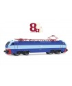 RIVAROSSI HR2981 LOCOMOTIVA ELETTRICA E402 1980, LIVREA "TRENI TURISTICI ITALIANI" BLU/AZZURRO/ROSSO, EP. VI