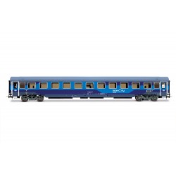 RIVAROSSI HR4408 SET 2 CARROZZE FS Z1 RICOSTRUITE, NUOVA LIVREA INTERCITY NOTTE, EP. VI