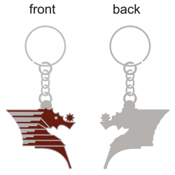 SALERNITANA PORTACHIAVI CAVALLUCCIO