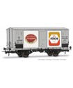 RIVAROSSI HR6710 FS CARRO REFRIGERANTE A 2 ASSI TIPO HGB CON CASSA METALLICA, LIVREA "PERONI", EP. III