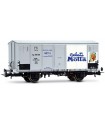 RIVAROSSI HR6711 FS CARRO REFRIGERANTE A 2 ASSI TIPO HGB CON CASSA METALLICA, LIVREA "GELATI MOTTA", EP. III