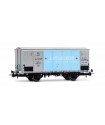 RIVAROSSI HR6712 FS CARRO REFRIGERANTE A 2 ASSI TIPO HGB CON CASSA METALLICA, LIVREA "SAN PELLEGRINO", EP. III