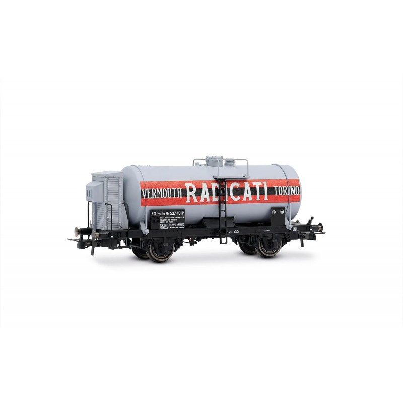 HR6707 FS CARRO CISTERNA A 2 ASSI 27 M³, CON GARITTA, "VERMOUTH RADICATI TORINO", EP. III