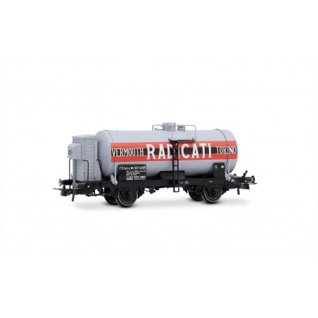 HR6707 FS CARRO CISTERNA A 2 ASSI 27 M³, CON GARITTA, "VERMOUTH RADICATI TORINO", EP. III